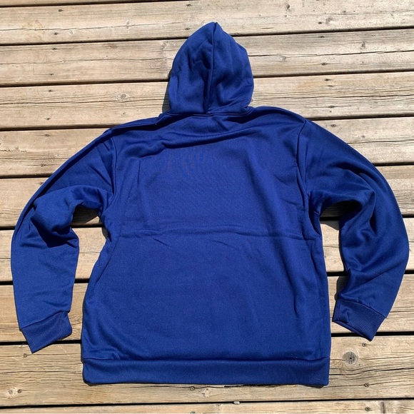 💜 Bud Light Embossed Logo Blue Hoodie - Men's XL - Picture 2 of 5